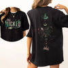 "Defy Gravity" Wicked Musical 2-Side Shirt – Elphaba Glinda Graphic Tee by Dog Mom Hat