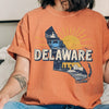 Delaware State Vintage Shirt by EnjoyMyDesign LLC