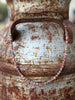 Sterling Silver Desert Sunset Shell Heishi Bead Necklace by Wild Junkie