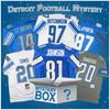 Autographed/Signed Detroit Football Jersey Mystery Box with PSA JSA or Beckett COA
