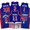 Autographed/Signed Detroit Basketball Jersey Mystery Box with PSA JSA or Beckett COA