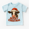 Mooey Christmas Country Cow Shirt - Farm Christmas Tee by Madi Moosh