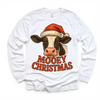 Mooey Christmas Country Cow Shirt - Farm Christmas Tee by Madi Moosh