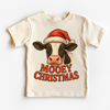 Mooey Christmas Country Cow Shirt - Farm Christmas Tee by Madi Moosh