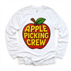 Apple Picking Crew Fall Shirt - Apple Picking Orchard Tee by Madi Moosh