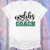 Dibs on the Coach Soccer Graphic Tee by Anchored Grace Boutique