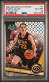 Graded 2023 Topps Bowman U Chrome Caitlin Clark #34 Xfractor Rookie RC Basketball Card PSA 10 Gem Mint