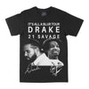 Drake/21 Savage It's All A Blur Tour 2 Graphic Tee by Obsessed with graphic tees