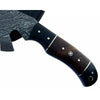 Damascus Bearded Hatchet with Contoured Full Tang Handle by JW SteelCrafts