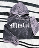 Misfit mineral wash Hoodie by Madness & Mayhem LLC