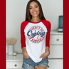 There’s No Crying In Baseball || Distressed || Tee by The Neeley Design Co Wholesale