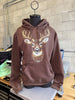 Faux Rhinestone Buck Hoodie by Luckless Outfitters