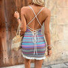 Boho Backless Knitted Beach Dress by FitiqueFit