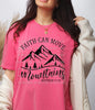 Faith Can Move Mountains || Black Deisgn || Tee