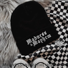Madness & Mayhem embroidered beanie by Madness & Mayhem LLC