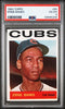 Graded 1964 Topps Ernie Banks #55 Baseball Card PSA 4 VG-EX