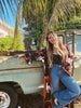 Rebel Yell Horse & Leopard Print Reversible Duster by Lil Bee's Bohemian