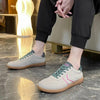 Round Toe Lace-Up Sneakers – Casual Flat Mesh Shoes by FitiqueFit