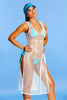 White Crochet Cover Up by 3wishes.com