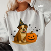 Halloween Witchy Dogs Shirt or Sweatshirt – Cute Unisex Fall Graphic Tee, Relaxed Fit - Part1 by Dog Mom Hat