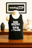 Easily Distracted By Tits and Tacos Adult Humor Funny Graphic Tee Shirt by MyWackyTees