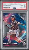 Graded 2022 Topps Cosmic Chrome CJ Abrams #133 Rookie RC Baseball Card PSA 10 Gem Mint