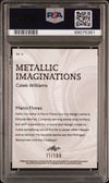 Graded 2024 Leaf Caleb Williams #MI2 Metallic Imaginations Red #/199 Rookie RC Football Card PSA 10 Gem Mint