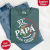 El Papá Más Chingón Comfort Colors T-Shirt – Funny Mexican Dad Tee by Adorb Custom Tees