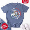 El Papá Más Chingón Comfort Colors T-Shirt – Funny Mexican Dad Tee by Adorb Custom Tees