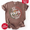 El Papá Más Chingón Comfort Colors T-Shirt – Funny Mexican Dad Tee by Adorb Custom Tees