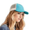 Embroidered Wifey/Hubby Pigment-Dyed Trucker Hat – Anniversary Gift Cap by Adorb Custom Tees