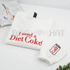 Embroidered 'I Need a Diet Coke' Sarcastic Sweatshirt by Dog Mom Hat