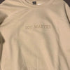 Embroidered You Matter Sweatshirt, Mental Health Hoodie, Embroidered Crewneck, Mental Health Awareness by Dog Mom Hat