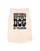 Emotional Support Dog in Training Dog Shirt by Anchored Grace Boutique