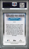 Graded 2022 Topps Bryson Stott #SMLB83 Stars of MLB Update Rookie RC Baseball Card PSA 10 Gem Mint