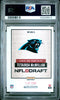 Graded 2025 Panini Instant Tetairoa McMillan #NFLDN9 NFL Draft Night Rookie RC Football Card PSA 9 Mint by Hall of Fame Sports Memorabilia