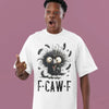 "F-CAW-F" Crow T-Shirt – Funny Black Bird Tee by Dog Mom Hat