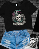 Ink therapy Cropped Tee by Madness & Mayhem LLC