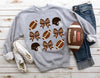 Football | Bows | Helmets | Sweatshirt OR Hoodie by The Neeley Design Co Wholesale