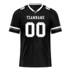 Custom Black Classic Style White Personalized Authentic Football Jersey FBJ02-bc0f00a