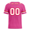 Custom Pink Classic Style White Personalized Authentic Football Jersey FBJ02-bc0f00b