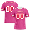 Custom Pink Classic Style White Personalized Authentic Football Jersey FBJ02-bc0f00b