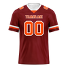 Custom Brown Classic Style Orange Personalized Authentic Football Jersey FBJ02-bc0f00d