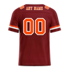 Custom Brown Classic Style Orange Personalized Authentic Football Jersey FBJ02-bc0f00d