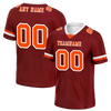 Custom Brown Classic Style Orange Personalized Authentic Football Jersey FBJ02-bc0f00d