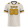 Custom Grey Classic Style Yellow Personalized Authentic Football Jersey FBJ02-bc0f00e