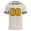 Custom Grey Classic Style Yellow Personalized Authentic Football Jersey FBJ02-bc0f00e