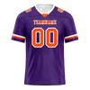 Custom Purple Classic Style Orange Personalized Authentic Football Jersey FBJ02-bc0f008