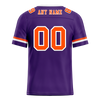 Custom Purple Classic Style Orange Personalized Authentic Football Jersey FBJ02-bc0f008