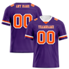 Custom Purple Classic Style Orange Personalized Authentic Football Jersey FBJ02-bc0f008